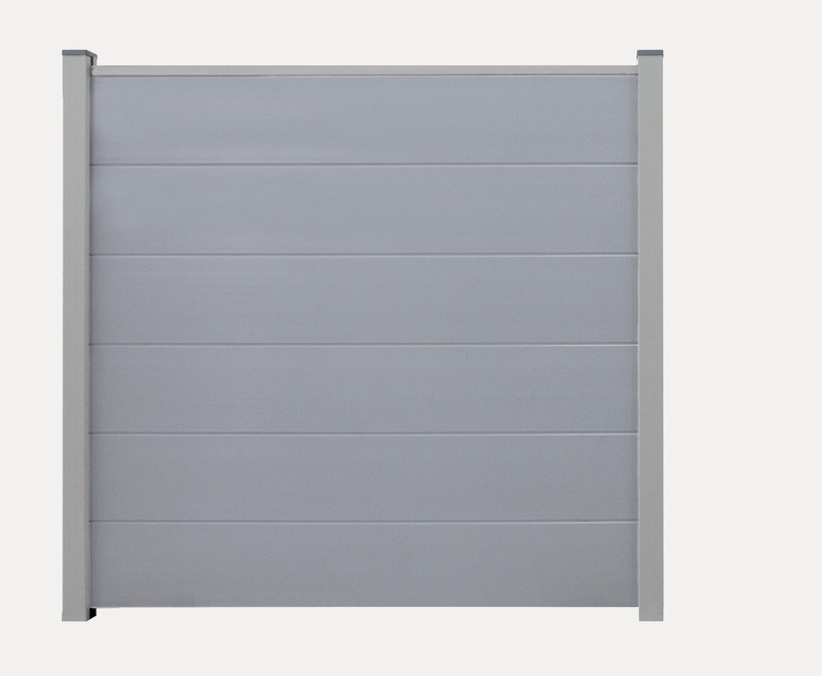 GroJa BasicLine Tor Universal Silbergrau EV1
