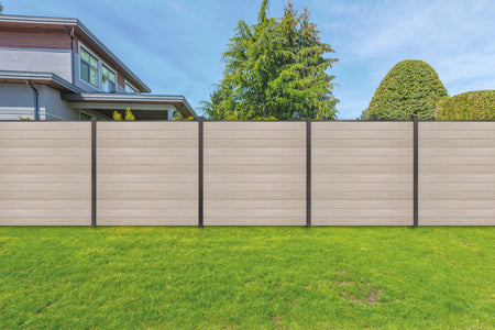 GroJa BasicLine Schmal Steckzaun Sheffield Oak
