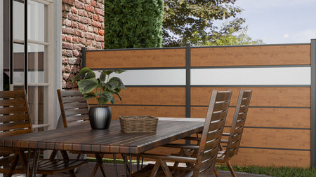 GroJa BasicLine Premium Steckzaun Asteiche Natur