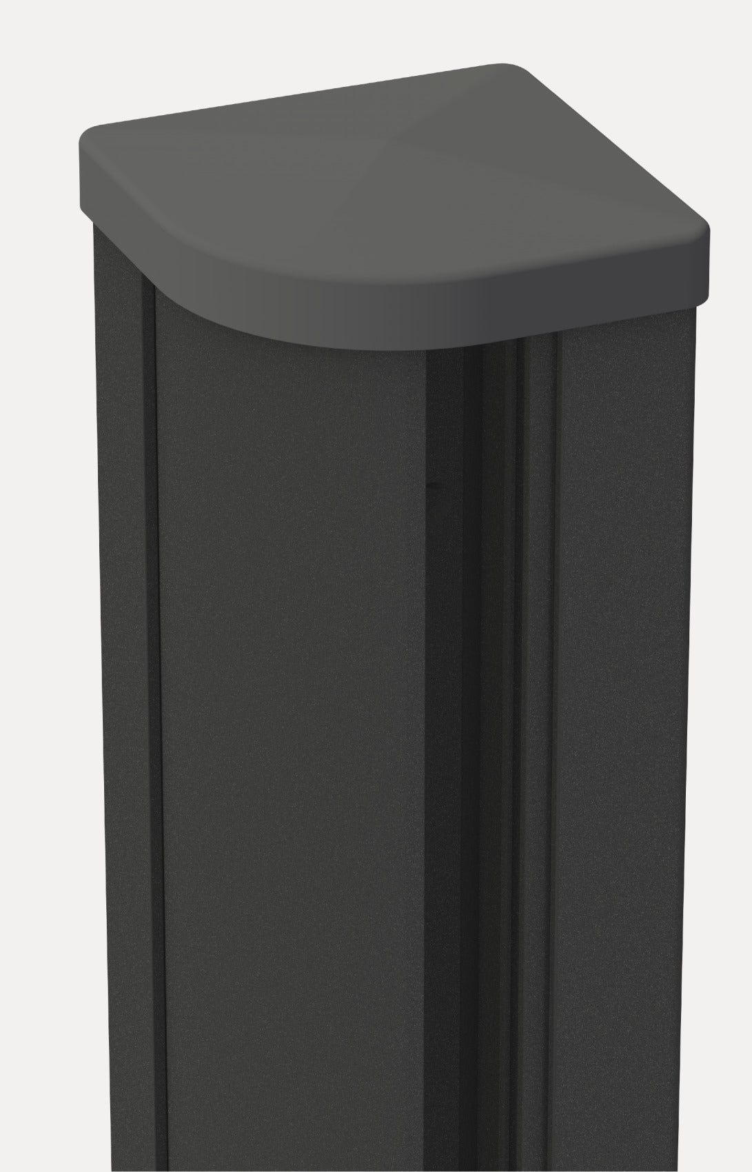 GroJa Variabler Eckpfosten 9×9 cm Anthrazit DB 703