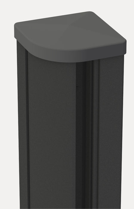 GroJa Variabler Eckpfosten 9×9 cm Anthrazit DB 703