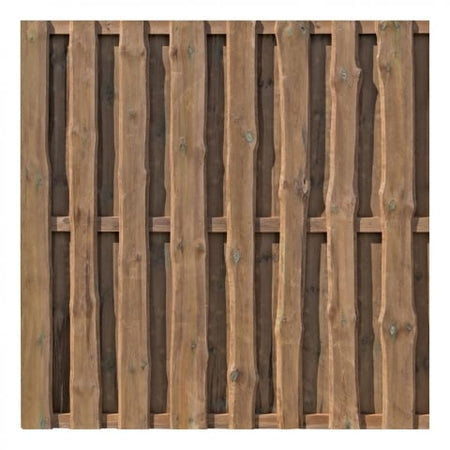 Natura Bohlenzaun Kiefer kdi braun 180x180cm