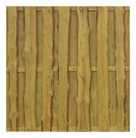 Bohlenzaun Starkis 180x180cm Kiefer kdi grün