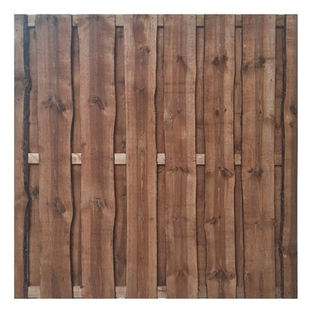 Bohlenzaun Starkis 180x180 cm Kiefer druckimprägniert braun