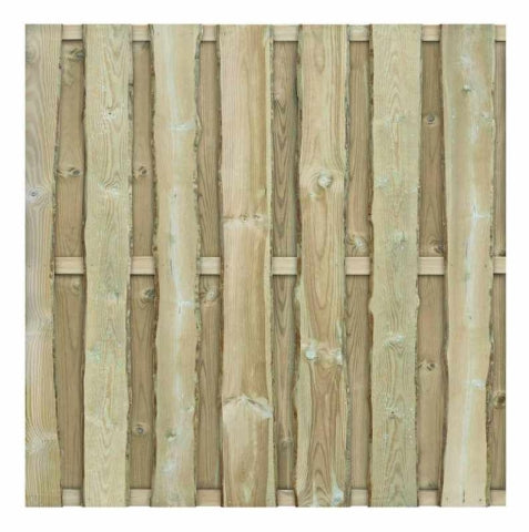 Natura Bohlenzaun Kiefer kdi grün 180x180cm