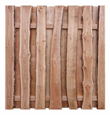 Bohlenzaun Starkis 180x180cm Lärche natur