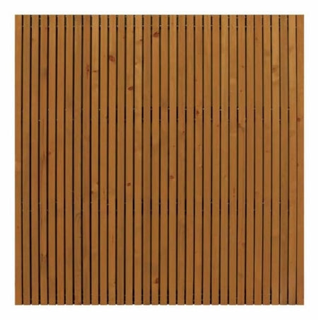 Elephant Zaun Fichte braun imprägniert Stripes Black 179x179cm