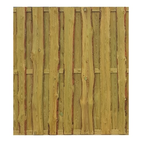Bohlenzaun Starkis HOCH 180x200 cm Kiefer kdi grün