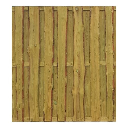 Bohlenzaun Starkis HOCH 180x200 cm Kiefer kdi grün