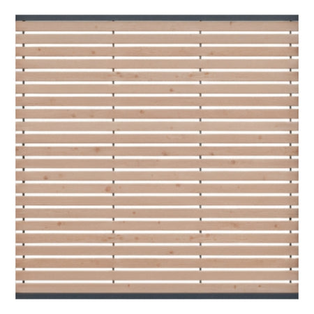 Sichtschutzzaun Nizza Lärche-Douglasie 180x180 Bausatz 4-teilig
