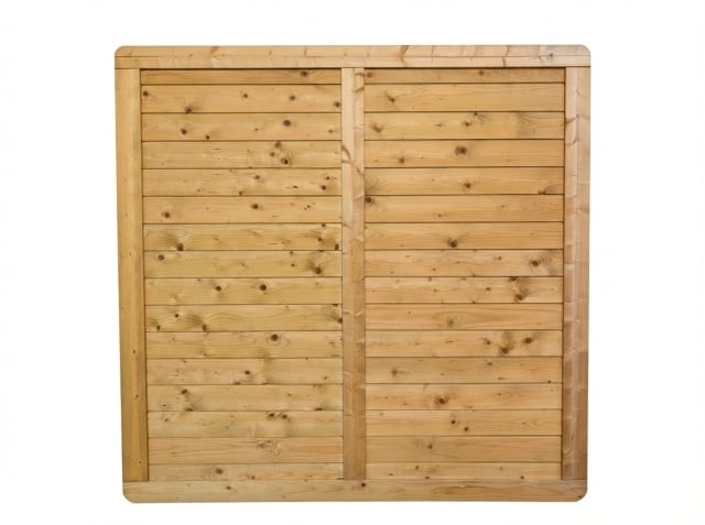 Massivzaun Toskana 180x180cm geschlossen Fichte kdi grün