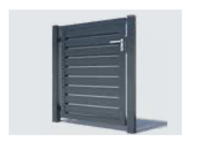 Türen für Zaunpaneele 1-flg. Breite 100cm