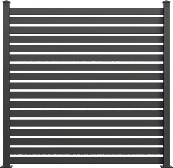 GroJa - Lumino Aluminium Steckzaun | Edge Bausatz 180×180cm