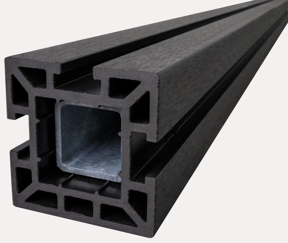 BPC Zaunpfosten mit Stahlkern für Steckzaun System