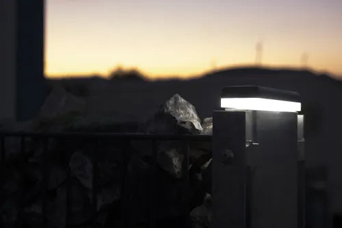 LED-Gabionenleuchte | 120×40 mm, RAL 7016