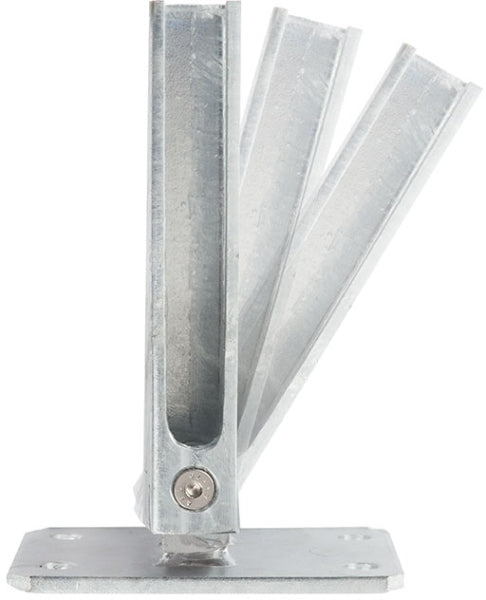variable Bodenplatte für Zaunpfosten 6x4 cm